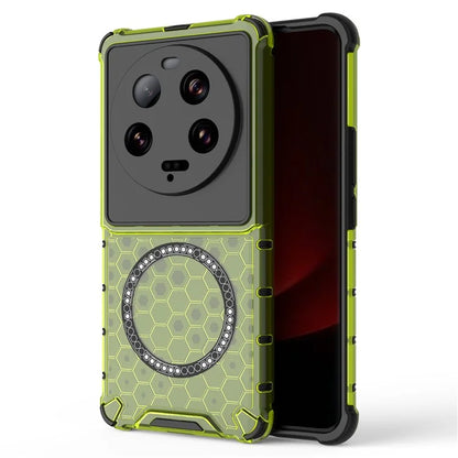 For Xiaomi 13 Ultra Magnetic Case TPU+PC Phone Cover Honeycomb Anti-Drop