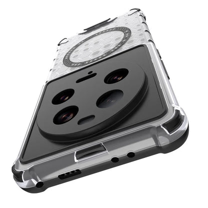For Xiaomi 13 Ultra Magnetic Case TPU+PC Phone Cover Honeycomb Anti-Drop