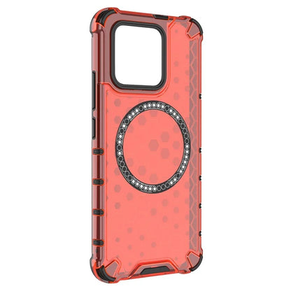 For Xiaomi 13 Case Honeycomb TPU+PC Phone Cover Compatible with MagSafe