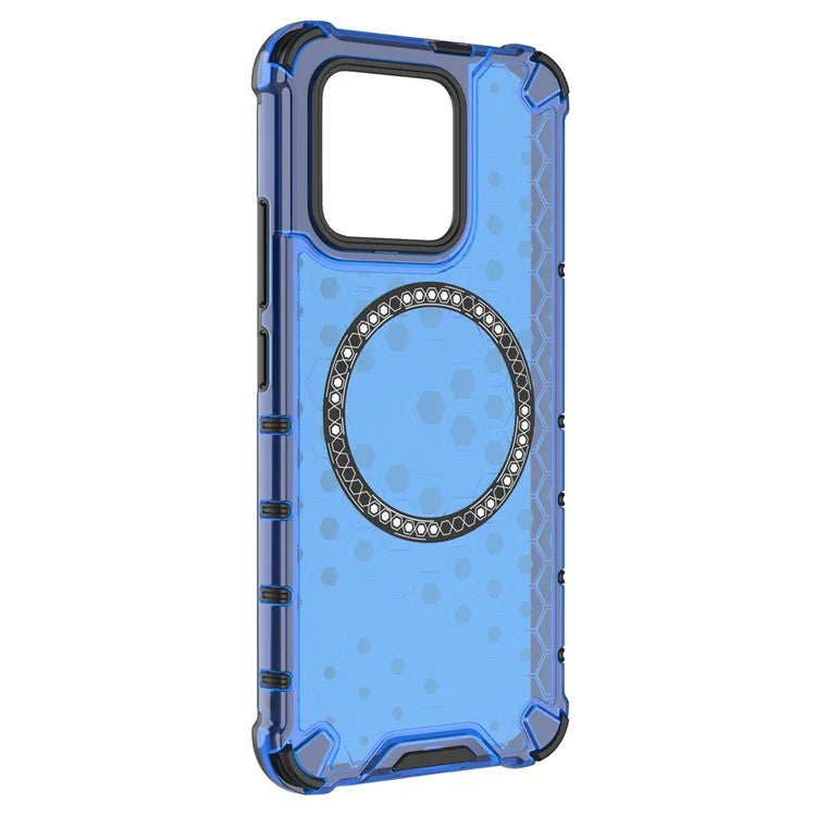 For Xiaomi 13 Case Honeycomb TPU+PC Phone Cover Compatible with MagSafe