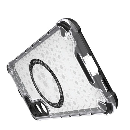 For Samsung Galaxy S23 Cell Phone Case Honeycomb TPU+PC Phone Cover Compatible with MagSafe