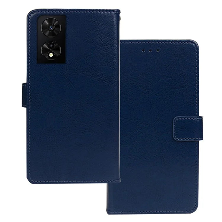IDEWEI for TCL 505 Case Crazy Horse Texture Wallet Phone Leather Cover