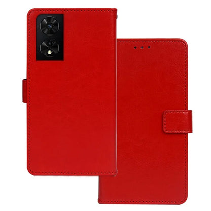 IDEWEI for TCL 505 Case Crazy Horse Texture Wallet Phone Leather Cover