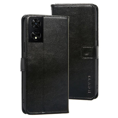 IDEWEI For TCL 505 Case Crazy Horse Texture Leather Folio Phone Cover