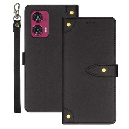 IDEWEI For Motorola Edge 50 Fusion 5G Case Card Slots Leather Phone Cover