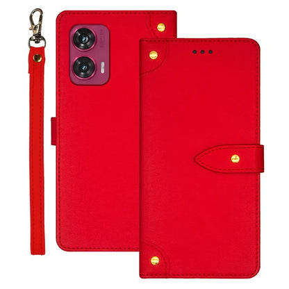 IDEWEI For Motorola Edge 50 Fusion 5G Case Card Slots Leather Phone Cover
