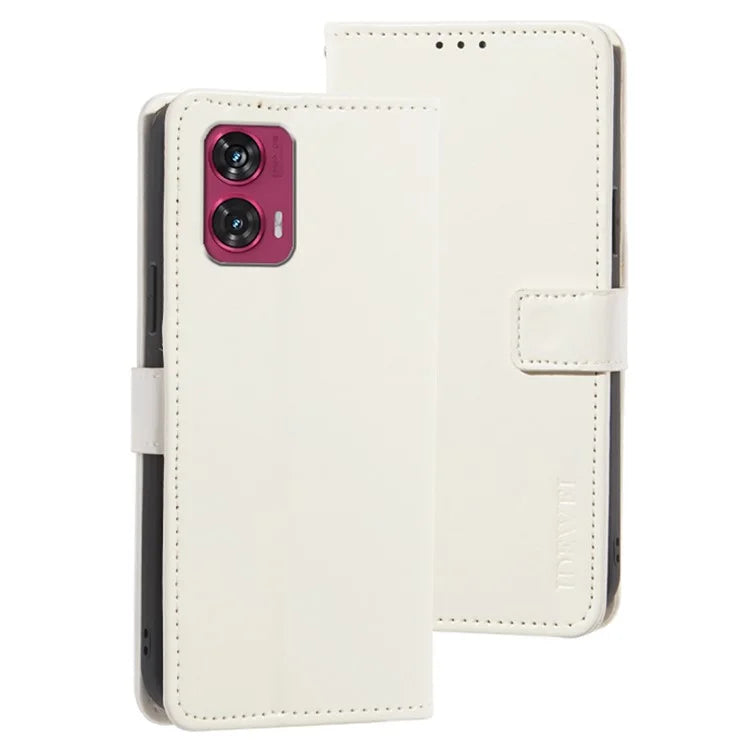 IDEWEI For Motorola Edge 50 Fusion 5G Case Wallet Crazy Horse Texture Leather Phone Cover