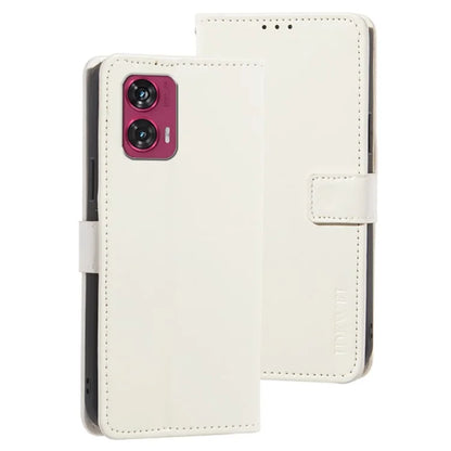 IDEWEI For Motorola Edge 50 Fusion 5G Case Wallet Crazy Horse Texture Leather Phone Cover