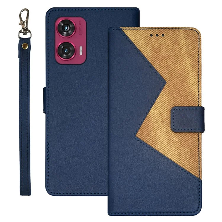 IDEWEI For Motorola Edge 50 Fusion 5G Case with 3 Card Slots PU Leather Phone Cover
