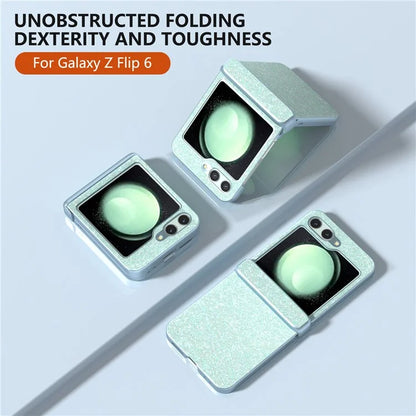 For Samsung Galaxy Z Flip6 5G Phone Case Wholesale PC+PU Leather Phone Shell