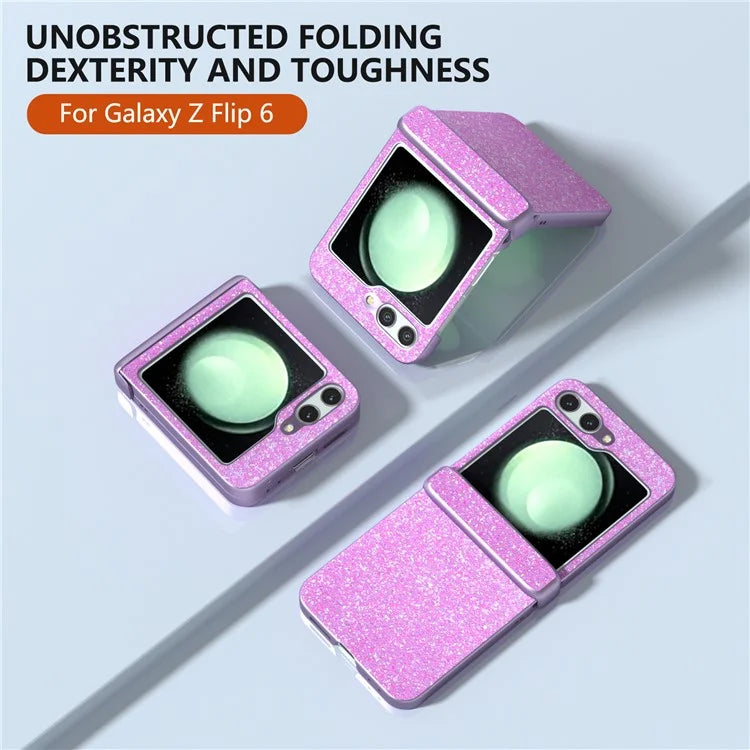 For Samsung Galaxy Z Flip6 5G Phone Case Wholesale PC+PU Leather Phone Shell