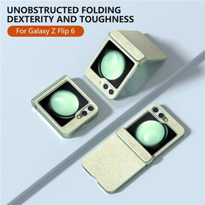 For Samsung Galaxy Z Flip6 5G Phone Case Wholesale PC+PU Leather Phone Shell