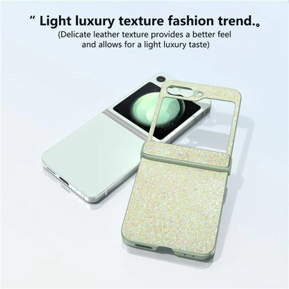 For Samsung Galaxy Z Flip6 5G Phone Case Wholesale PC+PU Leather Phone Shell