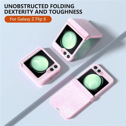 For Samsung Galaxy Z Flip6 5G Phone Case Wholesale PC+PU Leather Phone Shell