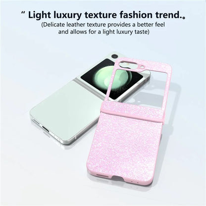 For Samsung Galaxy Z Flip6 5G Phone Case Wholesale PC+PU Leather Phone Shell
