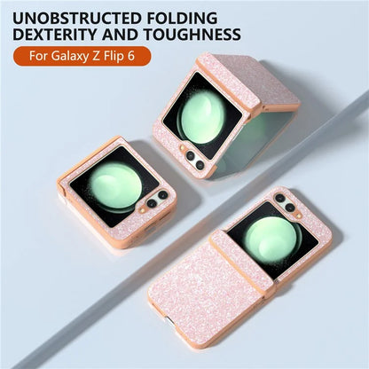 For Samsung Galaxy Z Flip6 5G Phone Case Wholesale PC+PU Leather Phone Shell