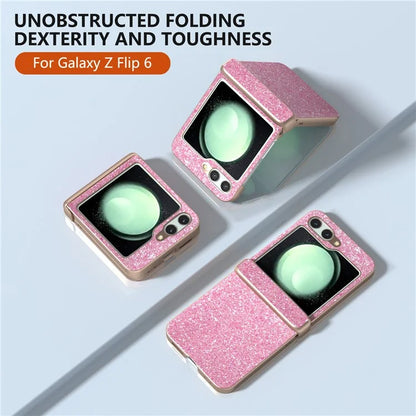 For Samsung Galaxy Z Flip6 5G Phone Case Wholesale PC+PU Leather Phone Shell