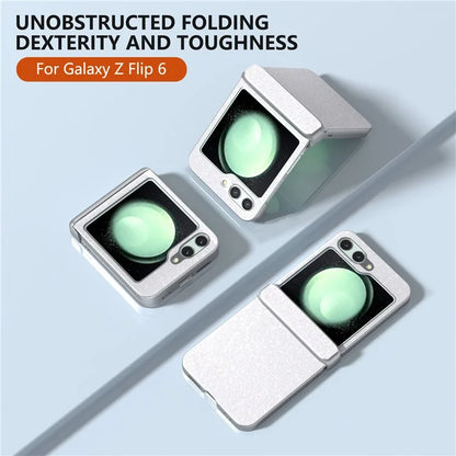 For Samsung Galaxy Z Flip6 5G Phone Case Wholesale PC+PU Leather Phone Shell