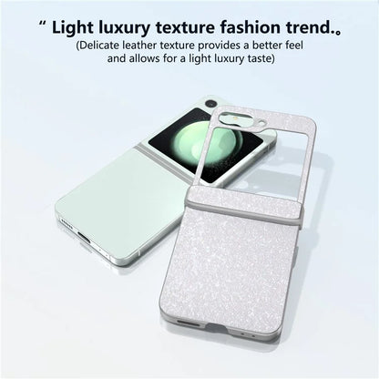 For Samsung Galaxy Z Flip6 5G Phone Case Wholesale PC+PU Leather Phone Shell