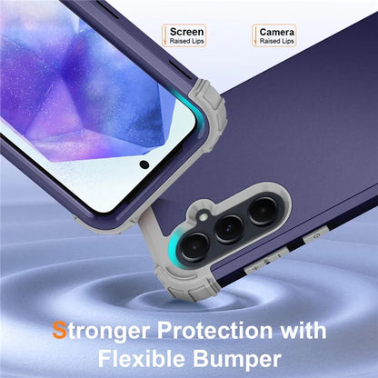 L-Style For Samsung Galaxy A55 5G Case Anti-Scratch PC + Silicone Phone Cover