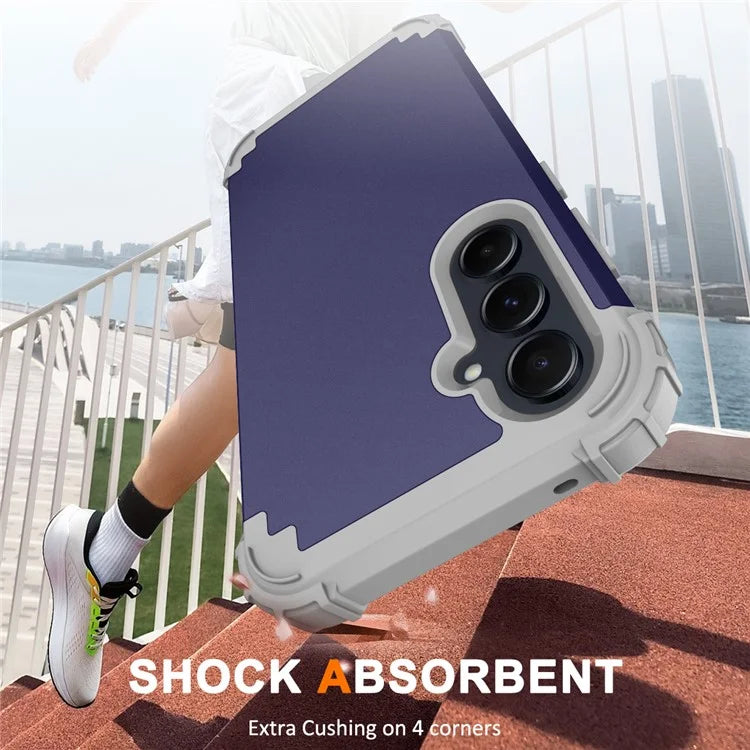 L-Style For Samsung Galaxy A55 5G Case Anti-Scratch PC + Silicone Phone Cover