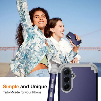 L-Style For Samsung Galaxy A55 5G Case Anti-Scratch PC + Silicone Phone Cover