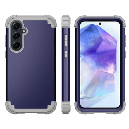 L-Style For Samsung Galaxy A55 5G Case Anti-Scratch PC + Silicone Phone Cover