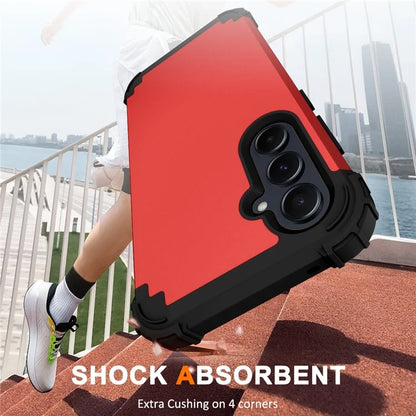 L-Style For Samsung Galaxy A55 5G Case Anti-Scratch PC + Silicone Phone Cover