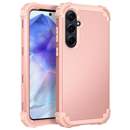 L-Style For Samsung Galaxy A55 5G Case Anti-Scratch PC + Silicone Phone Cover