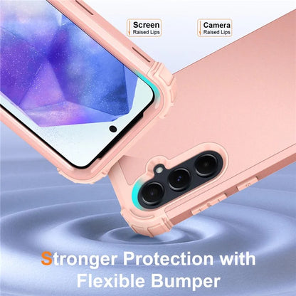 L-Style For Samsung Galaxy A55 5G Case Anti-Scratch PC + Silicone Phone Cover