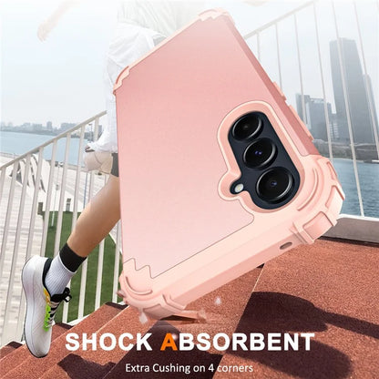 L-Style For Samsung Galaxy A55 5G Case Anti-Scratch PC + Silicone Phone Cover