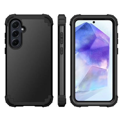 L-Style For Samsung Galaxy A55 5G Case Anti-Scratch PC + Silicone Phone Cover