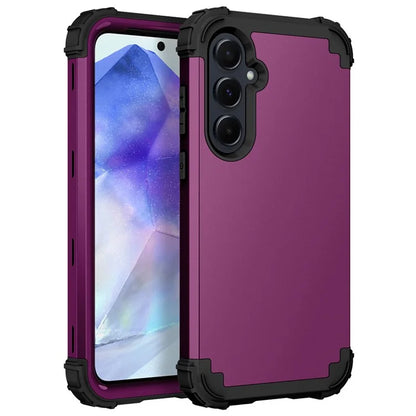 L-Style For Samsung Galaxy A55 5G Case Anti-Scratch PC + Silicone Phone Cover