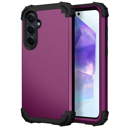 L-Style For Samsung Galaxy A55 5G Case Anti-Scratch PC + Silicone Phone Cover