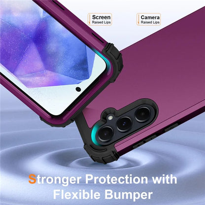 L-Style For Samsung Galaxy A55 5G Case Anti-Scratch PC + Silicone Phone Cover