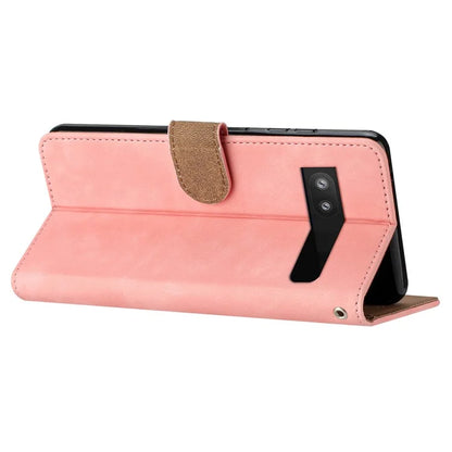 For Google Pixel 8a Case Anti-Scratch Phone Shell Imprinted Leather Wallet Stand Cover