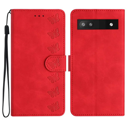 For Google Pixel 8a Case Anti-Scratch Phone Shell Imprinted Leather Wallet Stand Cover