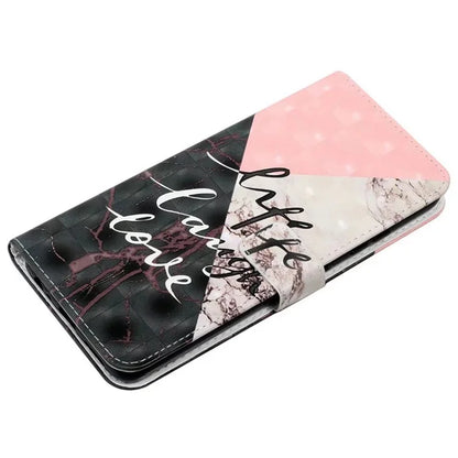 For Google Pixel 8a Mobile Phone Case 3D Pattern Printing Leather Cover