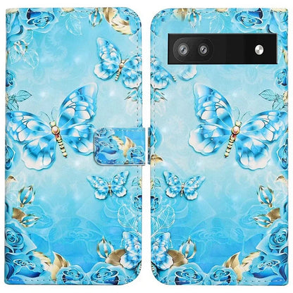 For Google Pixel 8a Mobile Phone Case 3D Pattern Printing Leather Cover