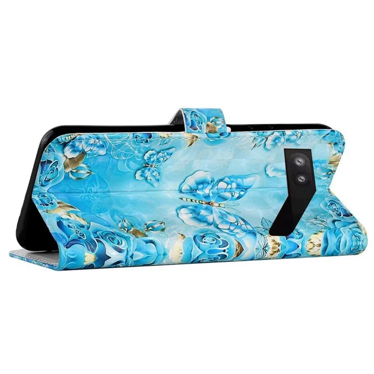 For Google Pixel 8a Mobile Phone Case 3D Pattern Printing Leather Cover