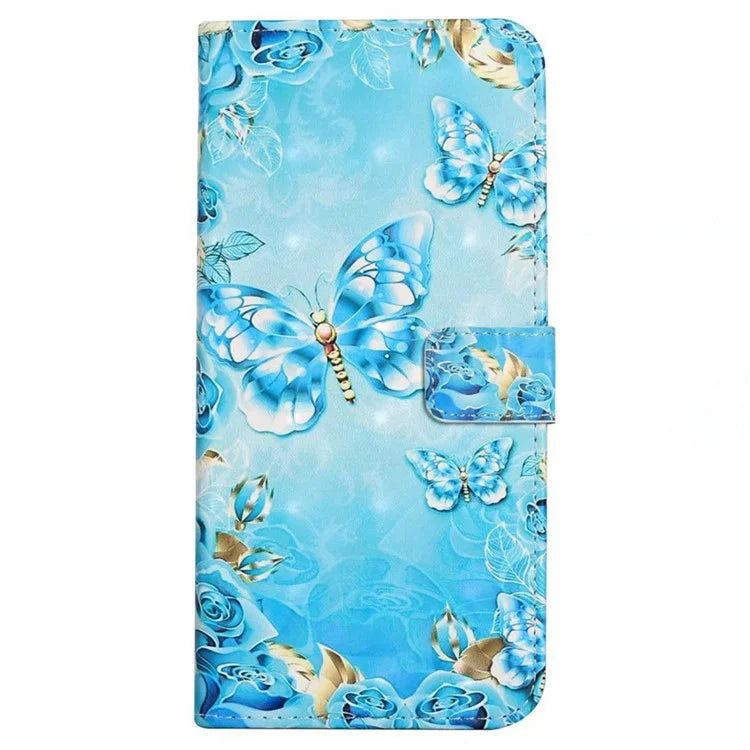 For Google Pixel 8a Mobile Phone Case 3D Pattern Printing Leather Cover