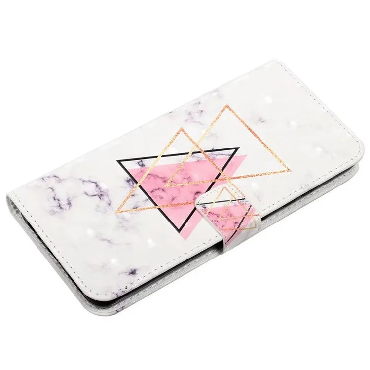 For Google Pixel 8a Mobile Phone Case 3D Pattern Printing Leather Cover