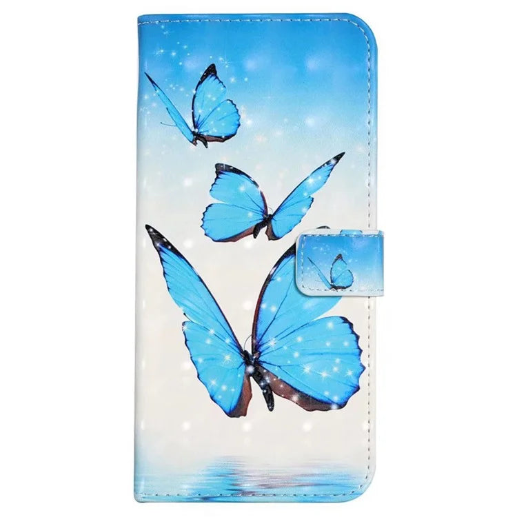 For Google Pixel 8a Mobile Phone Case 3D Pattern Printing Leather Cover