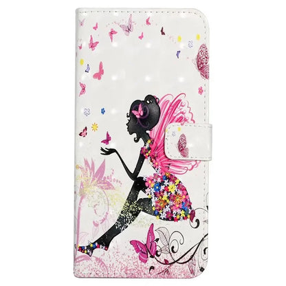 For Google Pixel 8a Mobile Phone Case 3D Pattern Printing Leather Cover