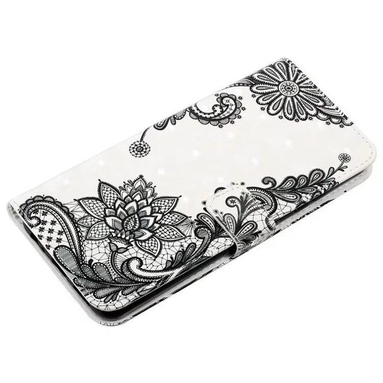 For Google Pixel 8a Mobile Phone Case 3D Pattern Printing Leather Cover
