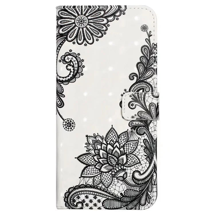 For Google Pixel 8a Mobile Phone Case 3D Pattern Printing Leather Cover
