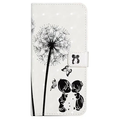 For Google Pixel 8a Mobile Phone Case 3D Pattern Printing Leather Cover