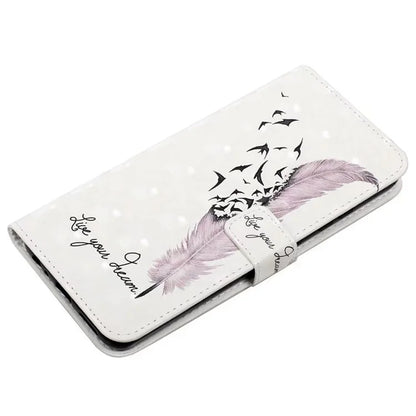 For Google Pixel 8a Mobile Phone Case 3D Pattern Printing Leather Cover