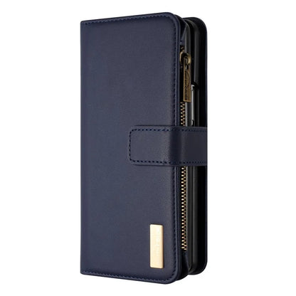 BINFEN COLOR For Samsung Galaxy Z Fold6 5G Case Zipper PU Leather Wallet Phone Cover