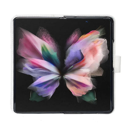 BINFEN COLOR For Samsung Galaxy Z Fold6 5G Case Rhombus Wallet PU Leather Phone Cover